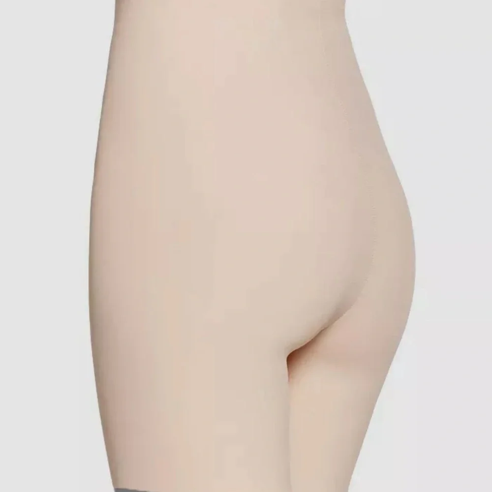 Commando Women's Beige Solid Control High Waist Shorts Shapewear Size S New - Picture 2 of 12